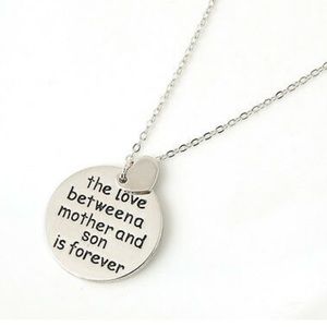 Mother & Son Pendant Necklace